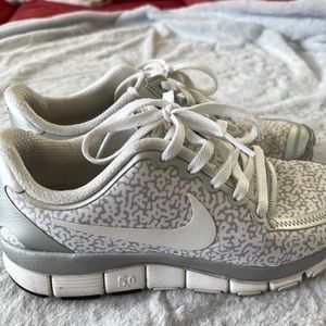 White Cheetah Nikes